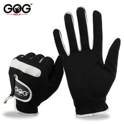 1 Pcs Men's Golf Glove Left Hand Right Hand Micro Soft Fiber Breathable Golf Gloves Men Color Black Brand GOG - e-store23 uk