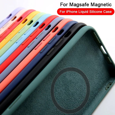 Magnetic Liquid Silicone Case For iPhones - e-store23 uk